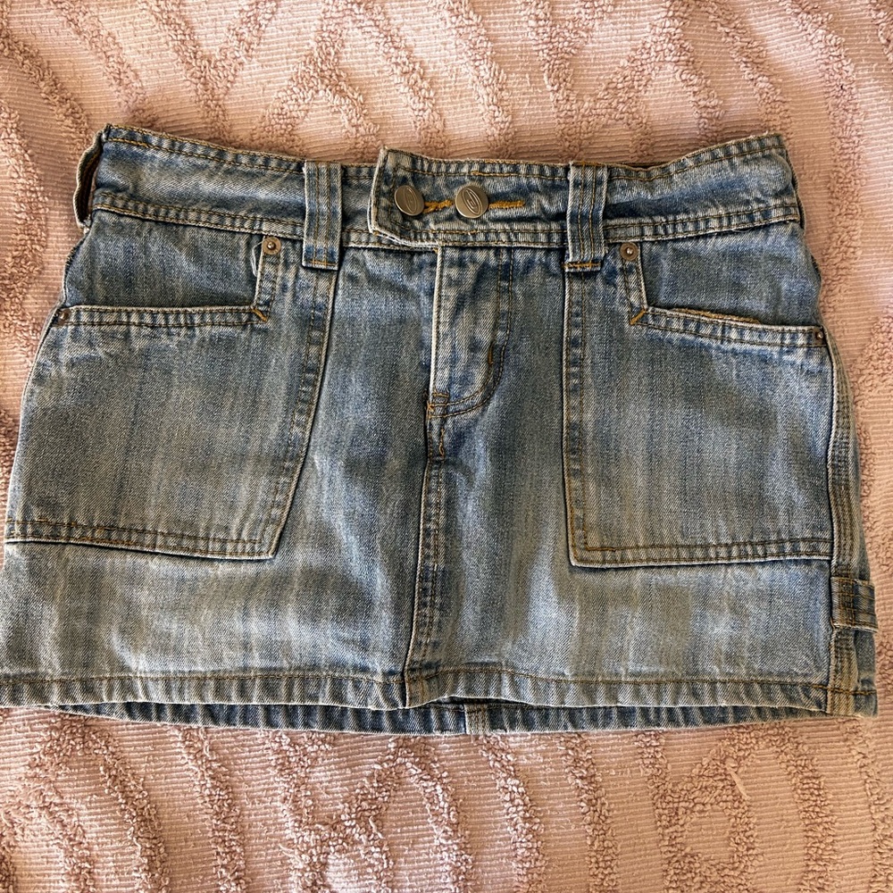 Denim Mini Skirt